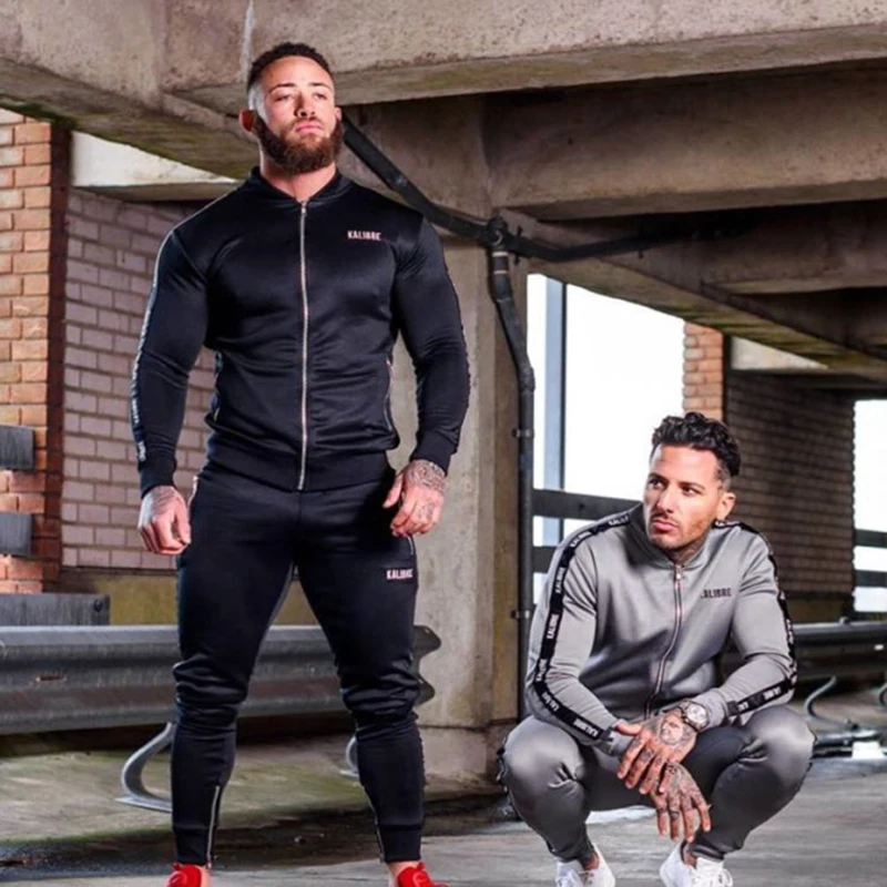 Men Set Casual Sportswear Suit-1
