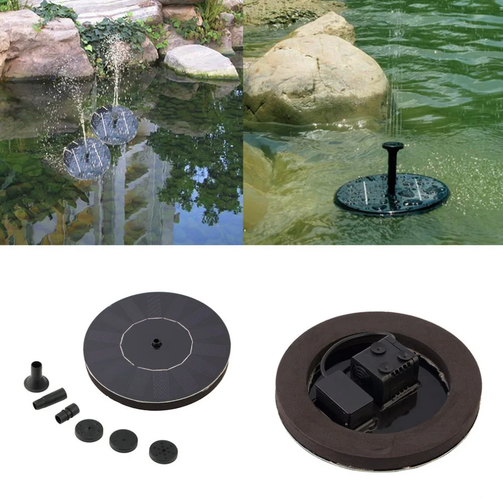 2018 Новый Солнечный водяной насос садовый фонтан с плавающим Панель полива пруд Kit для водопадов погружной Дисплей