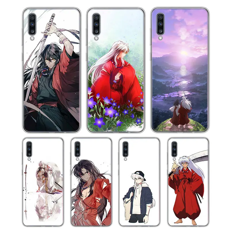 

Transparent Soft Silicone Phone Case Inuyasha for Samsung Galaxy A10 A30 A40 A50 A70 Cover