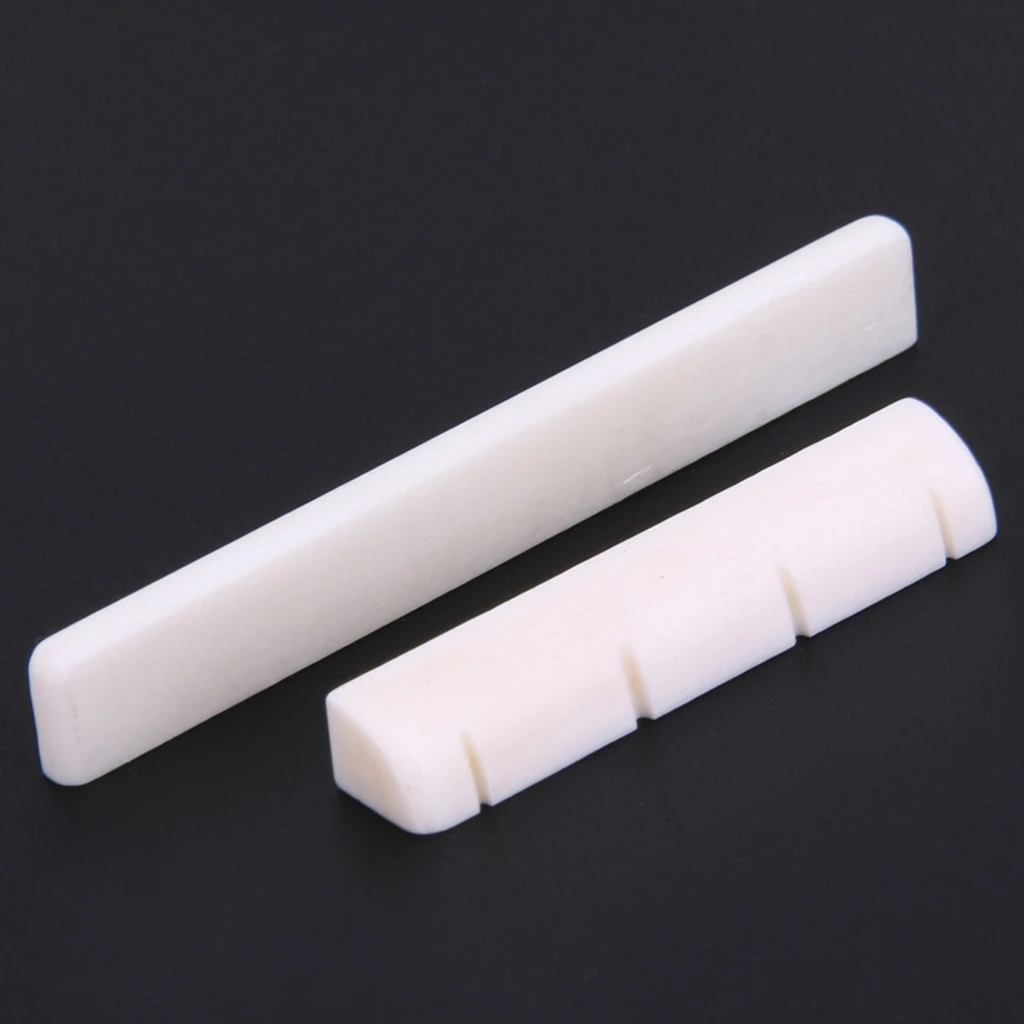 Nut and Saddle Set for Ukulele Guitar Parts String Instrument Accessory