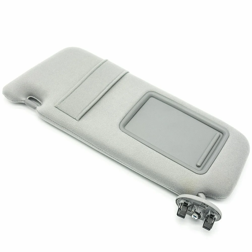 For Toyota Camry 2007-2011 1pc Gray Left/Driver Side Sun Visor Without Sunroof 74320-06780-B0 Mayitr