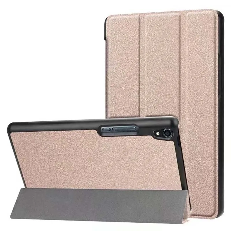 Кожаный чехол smart folio магнит чехол для Kyocera условием Tab-QZ8 планшет чехол 10 шт./лот - Цвет: rose gold