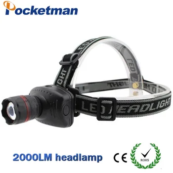 

2000lm Hot selling headlamp led headlight good quality mini headlight head lamp led headlamp led torch LED flashlights