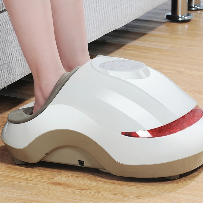 Foot massage device heated electric heated foot massage machine kneading shiatsu foot massager  Legs foot machine 220V