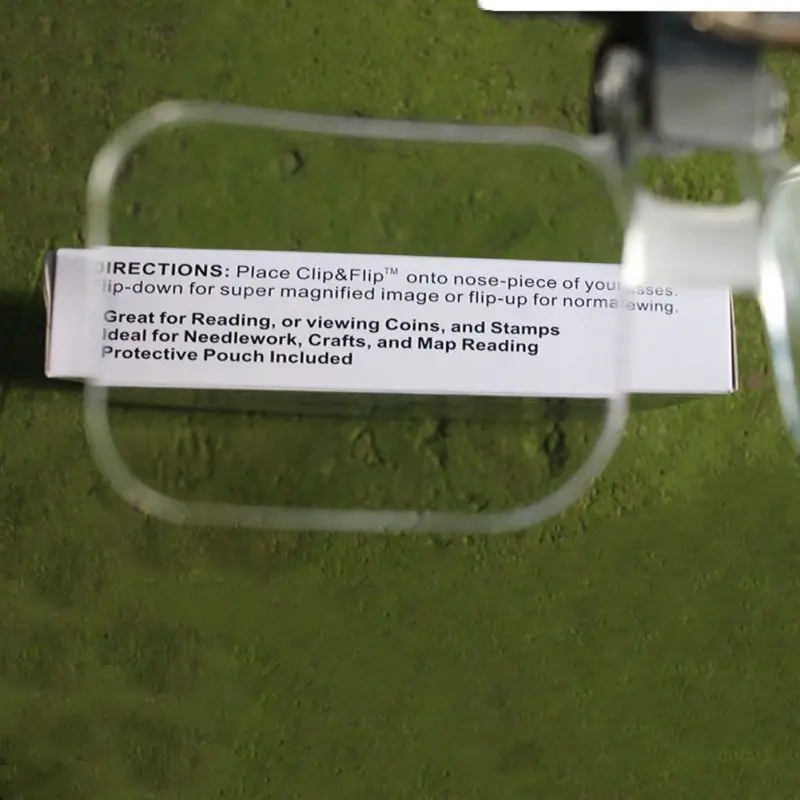 Горячая Складная лупа Handfree клип на прозрачное увеличительное стекло HD объектив Точные очки ювелирные изделия Оценка часы ремонт инструмент