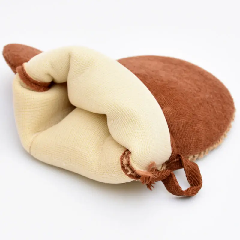 Новые Натуральные перчатки для ванной губка массажа спа LEECO STORE S8DIS49|spa sponge|gloves