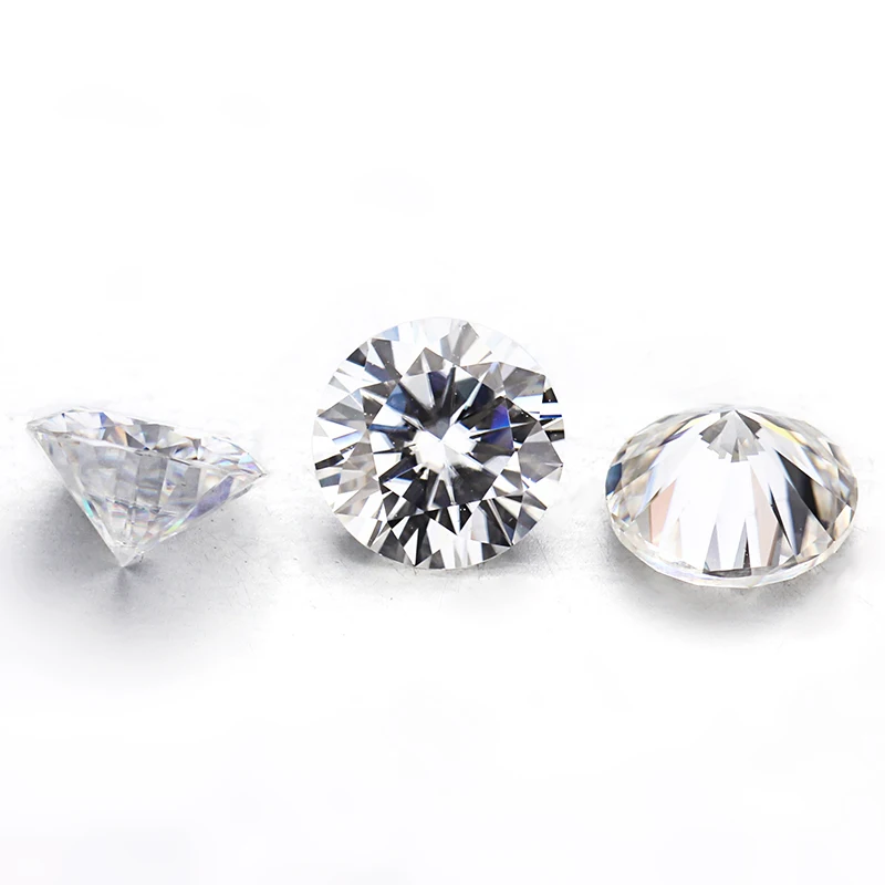 Распродажа круглый блестящий вырез 0.2ct карат 3 5 мм EF цвет моиссаниты Свободный