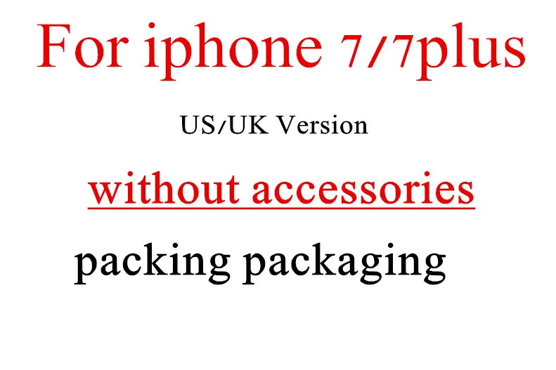 bilder für 5 stücke Qualität US/EU/UK Version Telefon Leere Verpackung Box Tasche Für iPhone 7 4,7 zoll für iPhone7 Plus Ohne Zubehör bilder für 5 stücke Qualität US/EU/UK Version Telefon Leere Verpackung Box Tasche Für iPhone 7 4,7 zoll für iPhone7 Plus Ohne Zubehör