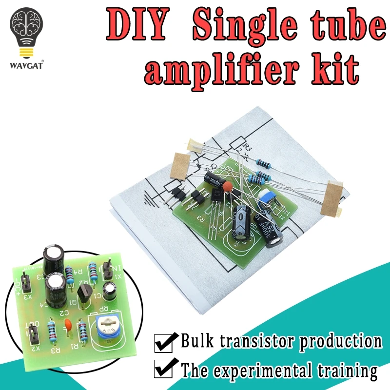DIY Kit DC12V типичное деление напряжения смещения Одиночная трубка Низкочастотный