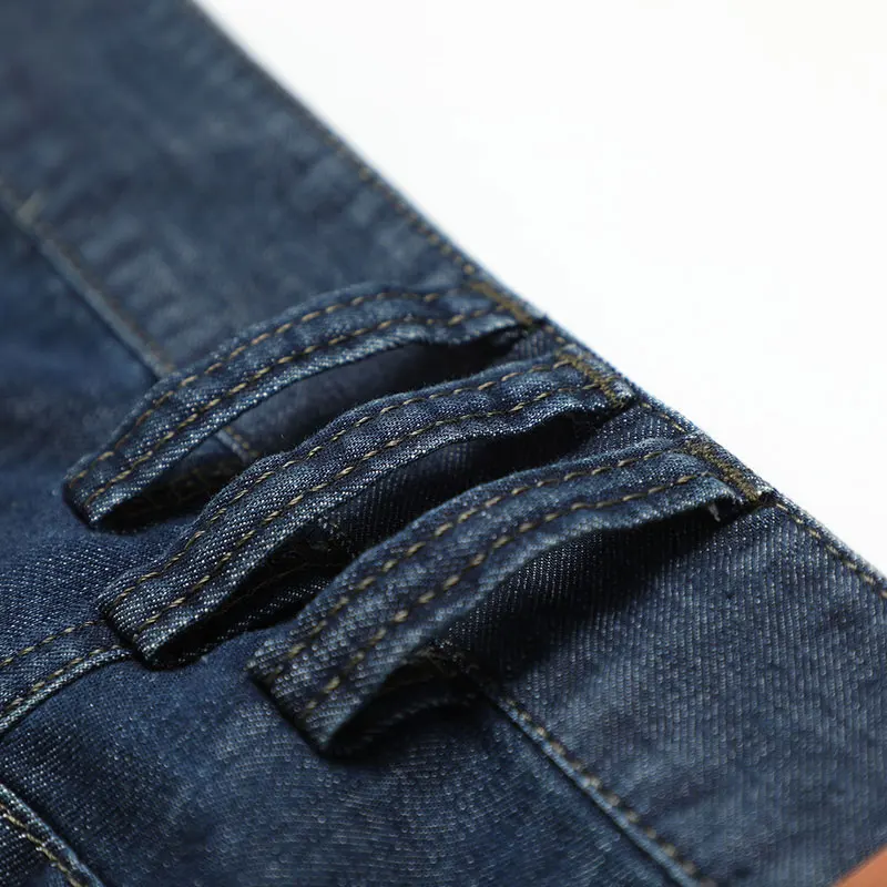 Summer JEEP Brand Cotton Cargo Jeans Elastic Men's Casual Full Length Retro Jeans Multi Pockets Cotton Pants Fashion Trousers 44 (8)