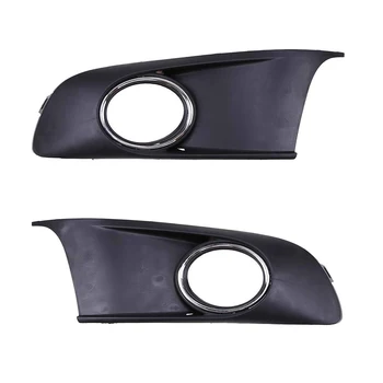

Fog Light Cover For VW Caddy Touran 2010~2015 Car Fog Light Cover Vent Grille Auto Front Lower Bumper Driving Lamp Cover