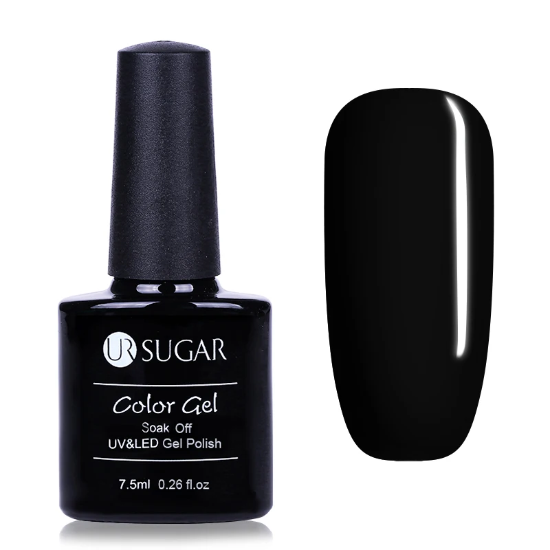  UR SUGAR 7.5ml Soak Off UV Gel Polish Pure Nail Art Lacquer Varnish Base Top Coat Base Color Red Bl