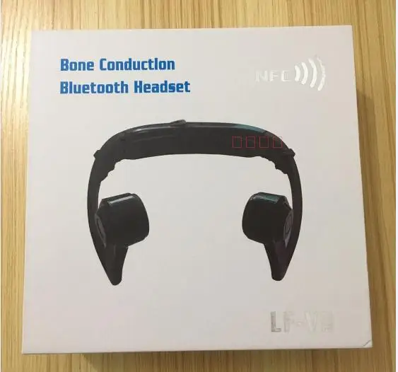 V9 костной проводимости Bluetooth гарнитура стерео Беспроводная гарнитура для музыки Бег носить узкие