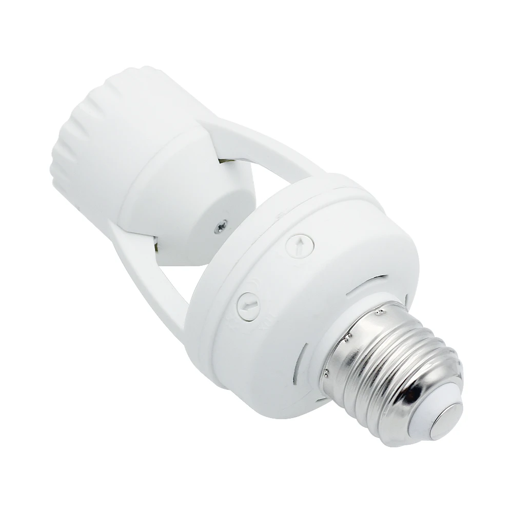 

Nuevo soporte de lámpara de Sensor de movimiento PIR para interior Control de luz infrarrojo E27 Base de bombilla Adaptador convertidor para escaleras de pasillo