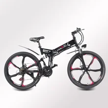 48V 8Ah 250W полноподвесочный горный электровелосипед дешевые складной горный велосипед, фара для электровелосипеда в 3*7 Скорость шестерни ЖК-дисплей Системы, фара для электровелосипеда