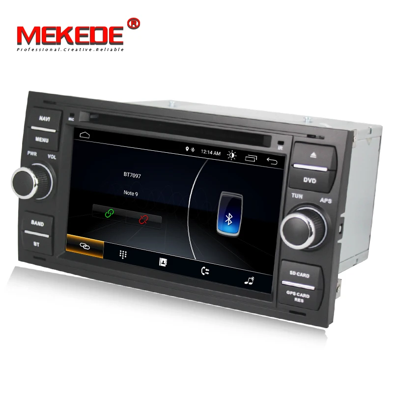 Excellent MEKEDE Quad core android 8.1 car gps dvd radio player for Ford C-Max Connect Fiesta Fusion Galaxy Kuga Mondeo S-Max Focus 4