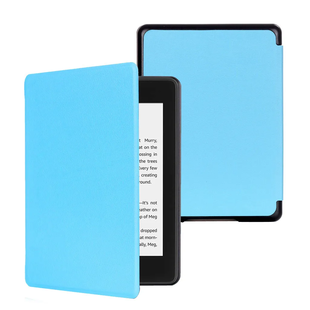 6 дюймов Мини Маленькая плоская капля 3D окрашенный узор кожаный чехол для нового Kindle Paperwhite 4 умный тонкий кожаный спящий бодрствующий