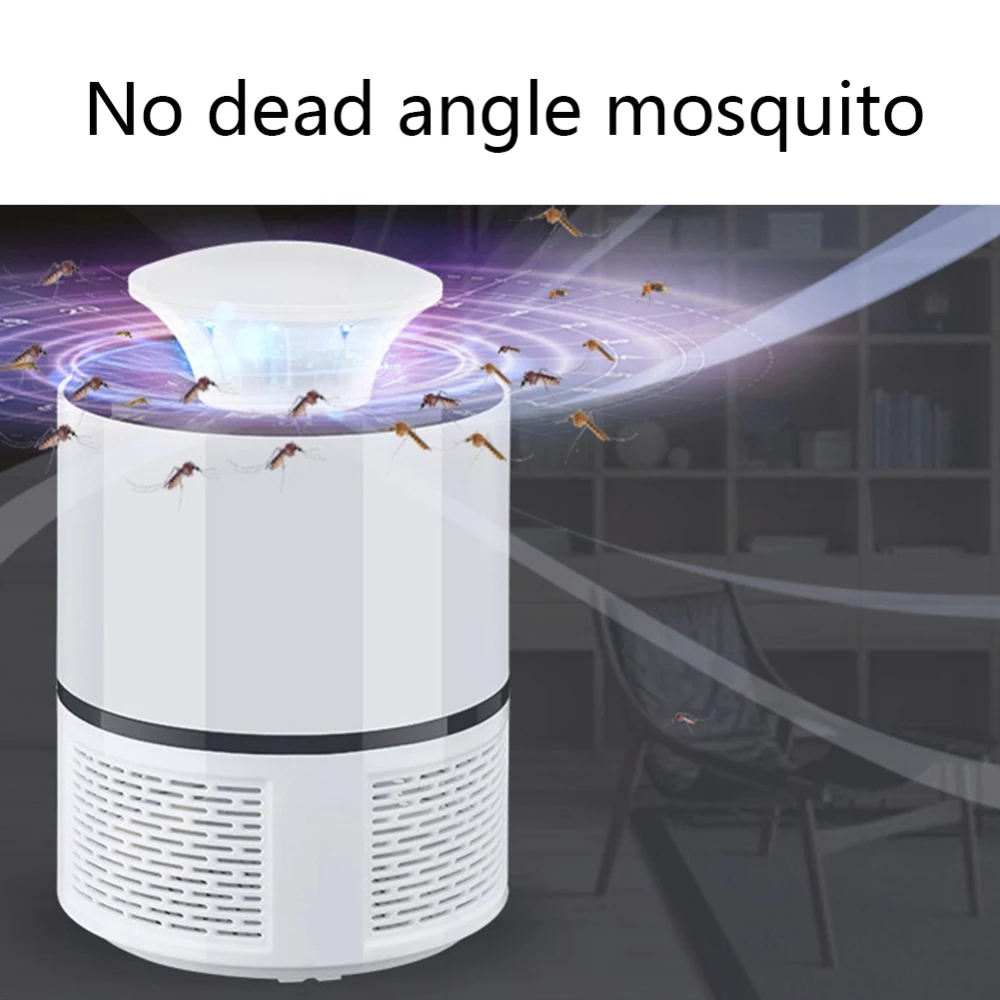 

Electric Mosquito Killer Chemical-Free USB Powered UV LED Light Photocatalyst Fly Bug Dispeller for Indoor Home