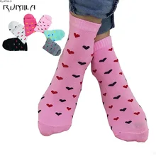 Теплые удобные женские носки из хлопка и бамбукового волокна для девочек короткие женские невидимые цветные для девочек и мальчиков чулочно-носочные изделия 1 пара = 2 шт. WS49
