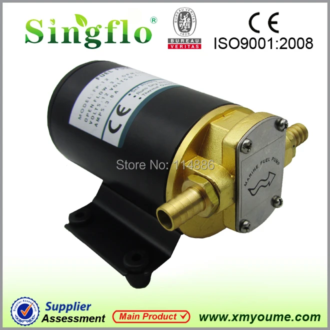Singflo FP 12 В dc микро 14l / мин 3 м вертикальный лифт трансмиссионное масло