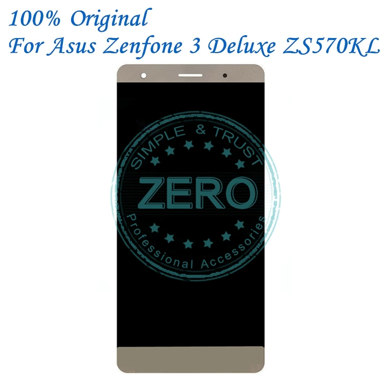 

Original For Asus Zenfone 3 Deluxe ZS570KL 5.7'' LCD Display Screen 10 Touch Panel LCD Digitizer Replacement Repair Spare Parts