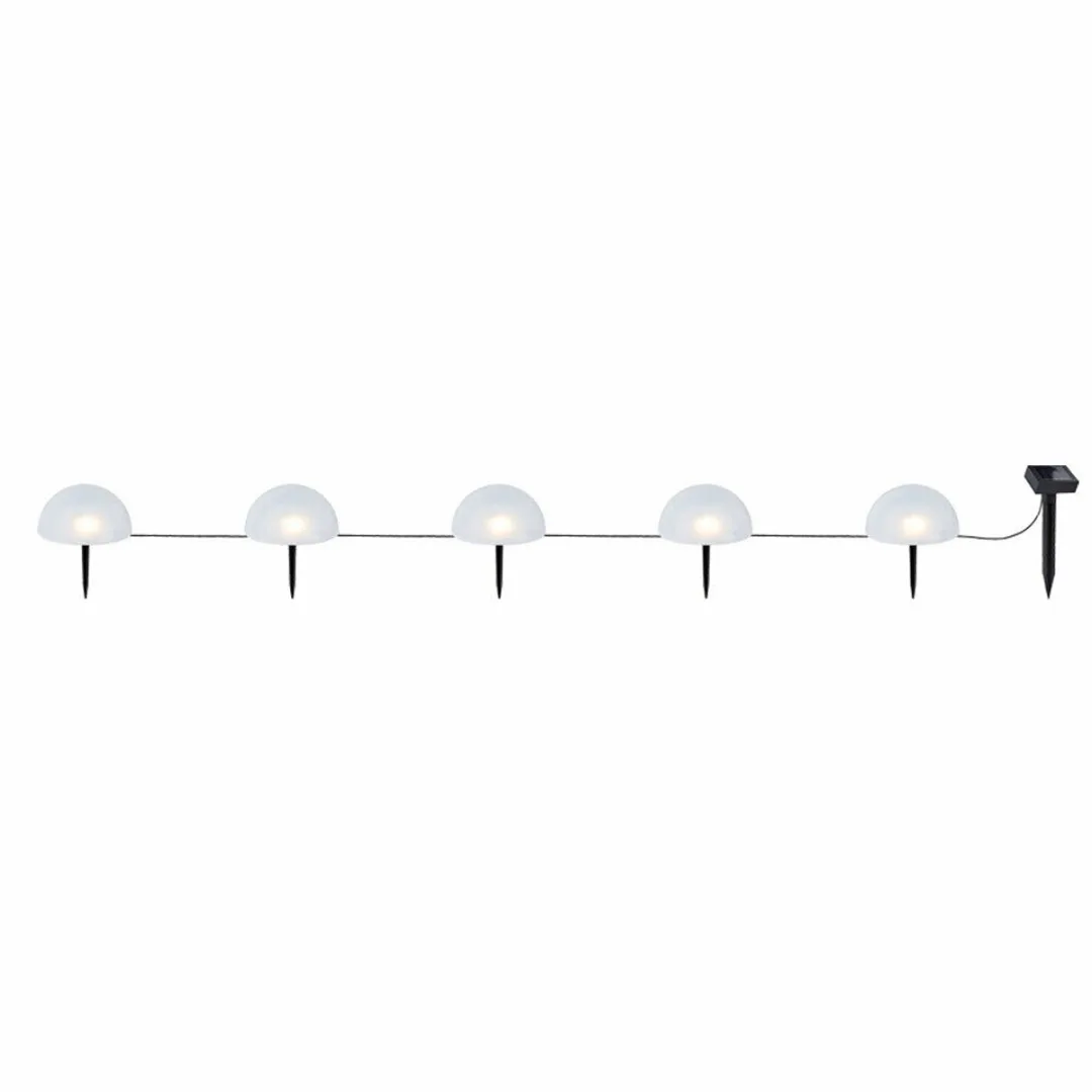 5 LED Solar Plug Lamps Half Global Ball Light String Outdoor Lighting Glow Garden Path Solar Lamps Mayitr