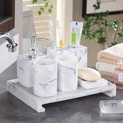 

NEWYEARNEW Bathroom Accessories Set High Gargle Home Decoration Home Arts Suite Decoration Wedding Gifts Love Free Shipping