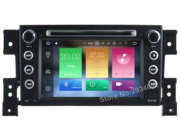 Для SUZUKI GRAND VITARA 2005-2012 Android 8,0 автомобильный dvd-плеер Восьмиядерный (8 ядер) 4G ram 1080 P 32 GB rom gps головное устройство стерео