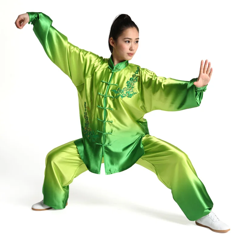 Женская одежда с вышивкой Wushu Tai chi костюм Taijiquan весенняя для кунг фу|kungfu clothing|tai