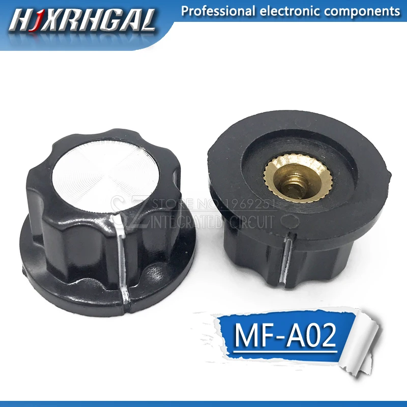 10 шт. ручка потенциометра WH118/WX050 bakelite медное внутреннее отверстие 6 мм