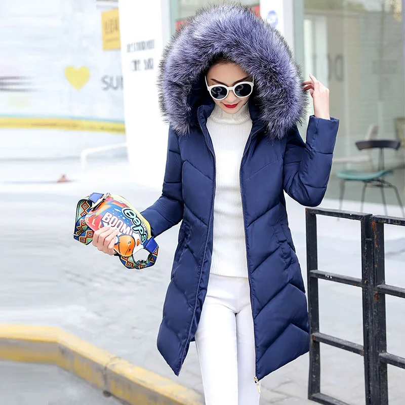 

Fake Fur Parkas Women Down Jacket New 2019 Winter Jacket Women Thick Snow Wear Winter Coat Lady Clothing Female Jackets Parkas