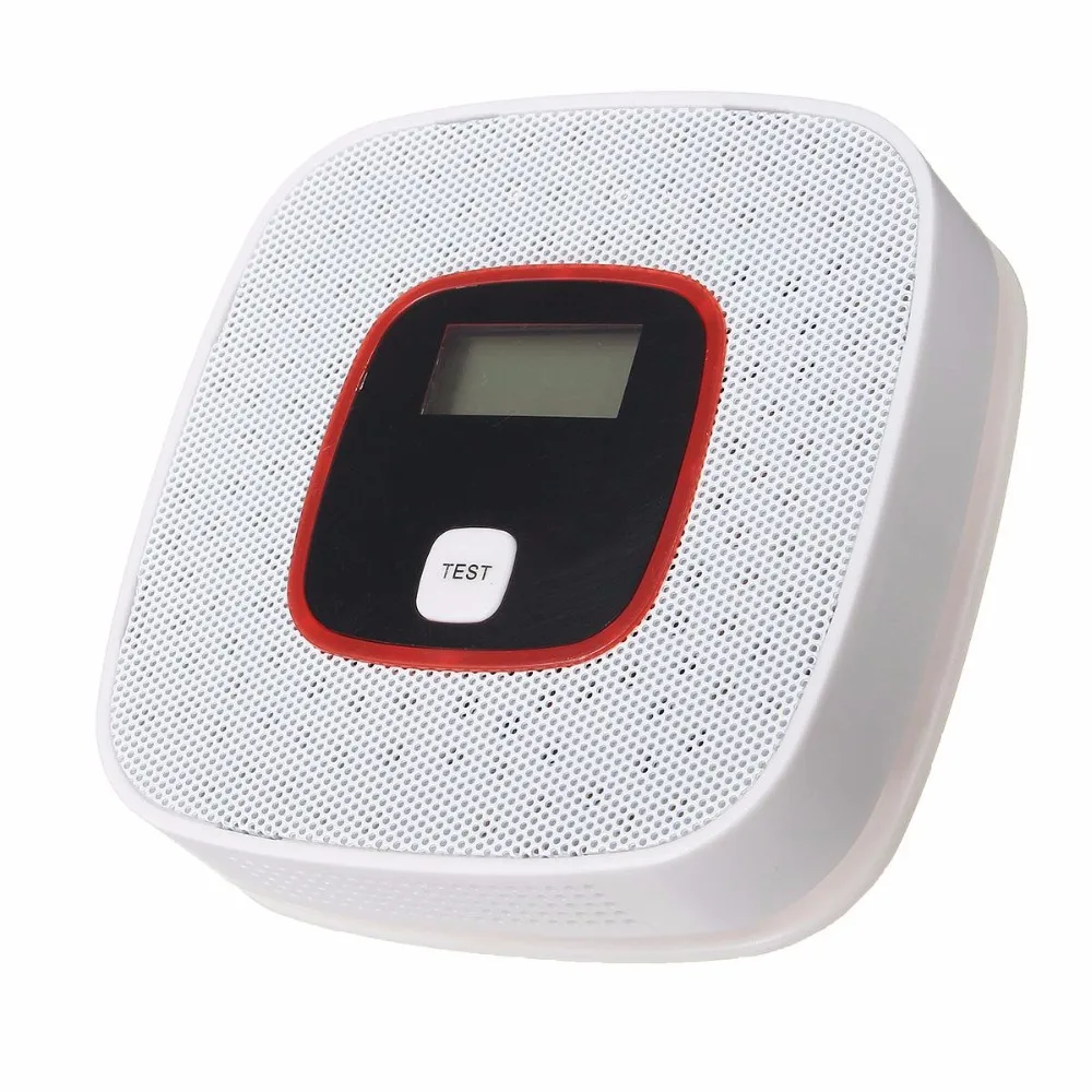 

New high sensitivity warning voice LCD co carbon monoxide poisoning tester sensor alarm security detector for home