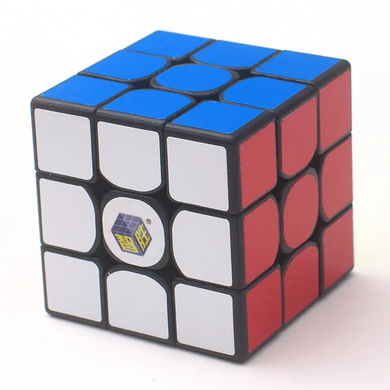 Yuxin cube немного магии профессиональный Скорость кубик рубика 3x3x3 обучения Головоломка Куб Игрушка Magic Cubo мэджико - Цвет: Черный