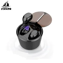 FDBRO Twins беспроводные наушники Bluetooth динамик 2 в 1 TWS Водонепроницаемая гарнитура стерео наушники Беспроводные сенсорные для iphone 7 samsung
