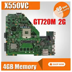 Материнская плата X550VC GT720 2 г ОЗУ 4 г Память для ASUS R510V X550V X550VC материнская плата для ноутбука X550VC материнская плата X550VC