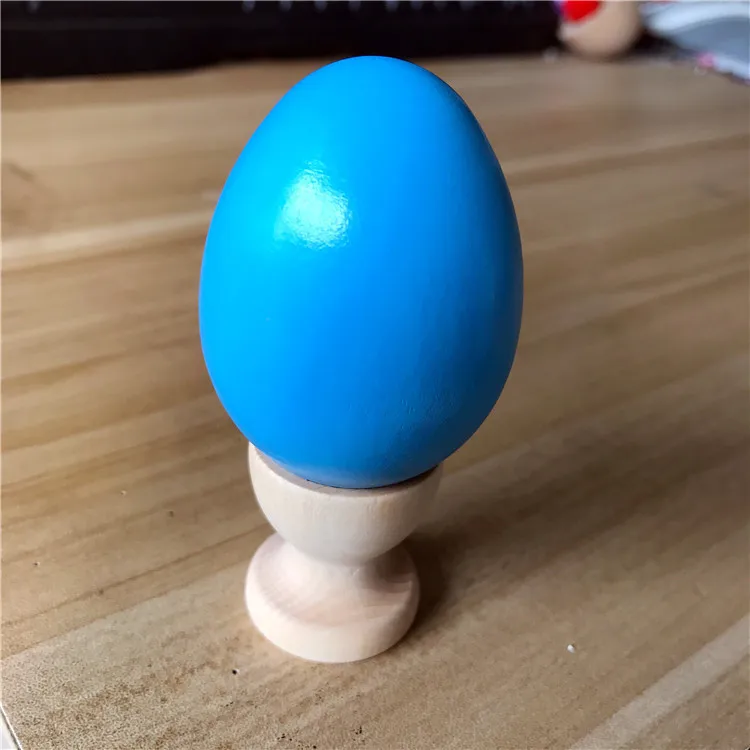 12 Новые детские игрушки деревянные имитация яиц DIY расписные граффити пасхальное яйцо модель игрушки кухонные игрушки для мальчиков 12 цветов - Цвет: 12