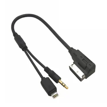 

Car USB Data Cable Play Line Music Interface for Iphone5 6 7 8 Volkswagen Audi AMI Audio Cable Charging Car Supplies