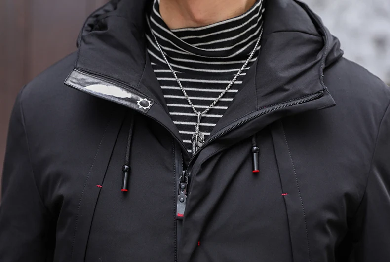 2018 New Brand White Duck Down Jacket Men Autumn Winter Warm Coat Men's Ultralight Duck Down Jacket Male Windproof Parka (8--)