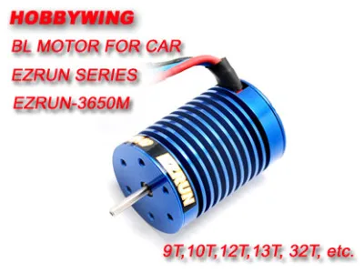 

Hobbywing EZrun Series 9T Sensorless Brushless Motor For 1/10 car