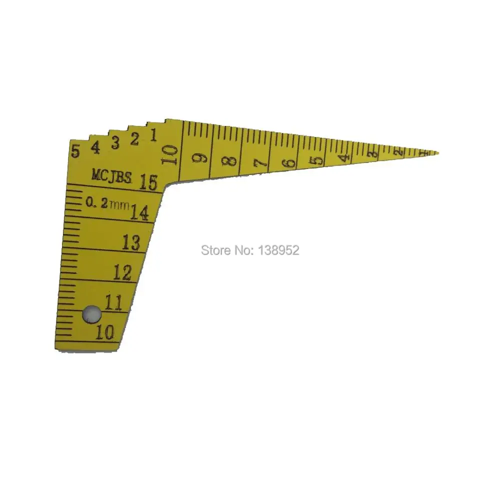 Японский 1-15 мм MCJBS пластиковые щупы датчик топер датчик инспекции Kegelmessgerat разрыв линейка для автомобильной промышленности датчик угла