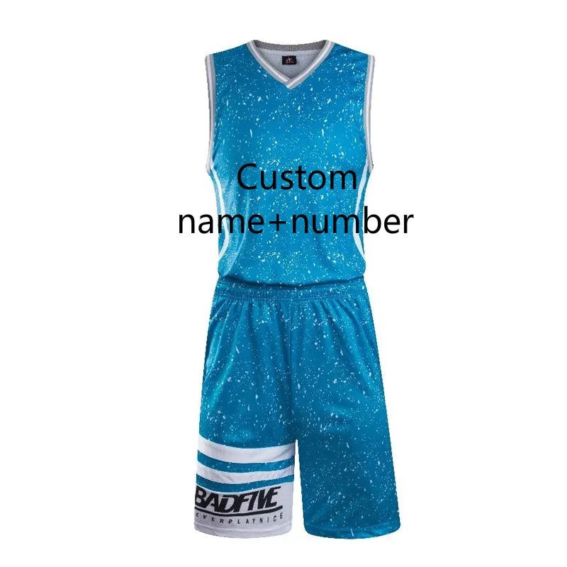 США баскетбольные Джерси наборы униформы наборы спортивной одежды дышащая Заказная баскетбольная команда баскетбольная майка шорты - Цвет: CT SBE