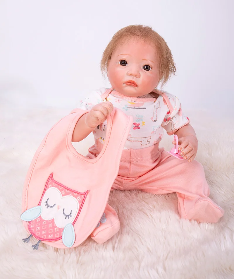 NPK Новейшие новые 50 см силиконовые куклы Reborn Boneca Realista модные детские для