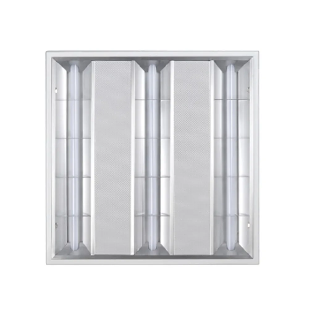 

LED Ceiling Light Stainless Steel 600*600 Grill Reflector LED Tube Holder Bracket For Office Market Fitting Lamp Wall Lamp