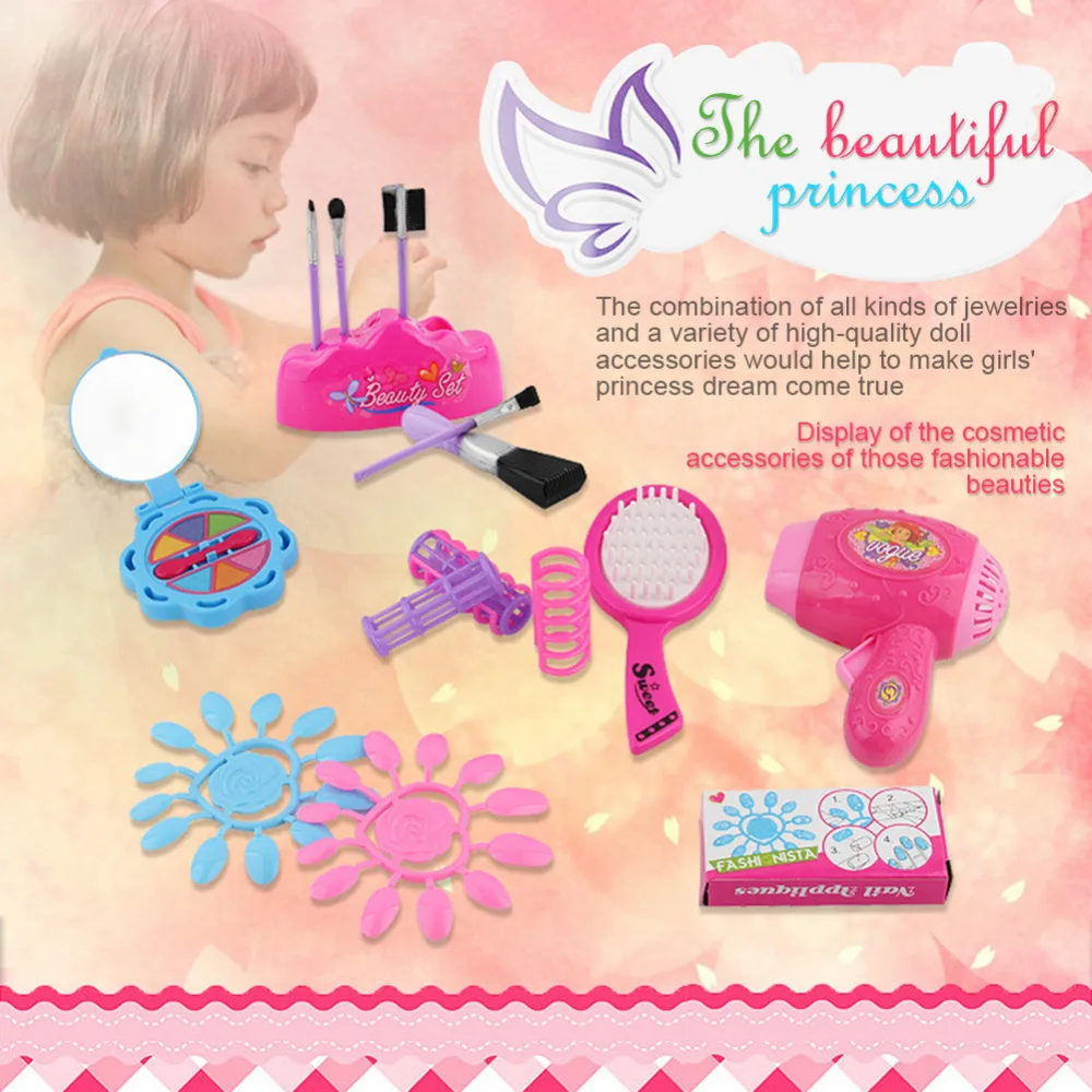 Girls' Make up Toys Doll Accessories Simulation Make up Cosmetics