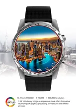 Получить скидку Оригинальный Kingwear kw99 3G SmartWatch телефон Bluetooth 4.0 Android 5.1 1.39 дюймов MTK6580 4 ядра 1. 3G Гц 8 ГБ Встроенная память 512 МБ Встроенная память