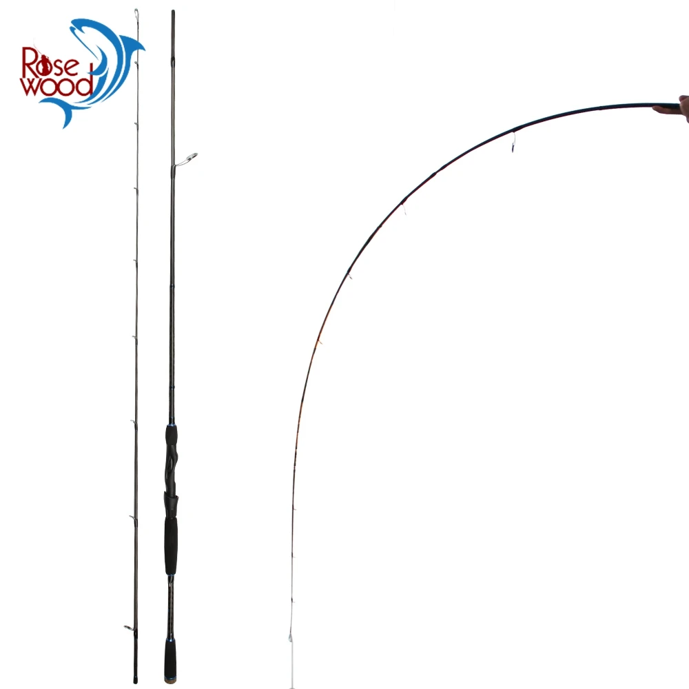 RoseWood BS762 Fishing Bass Spinning Rod 14-1OZ 7g-28g, 8-17 LBS Aluminum Oxide Ring Fishing Rod Guides Sea Bass Rod