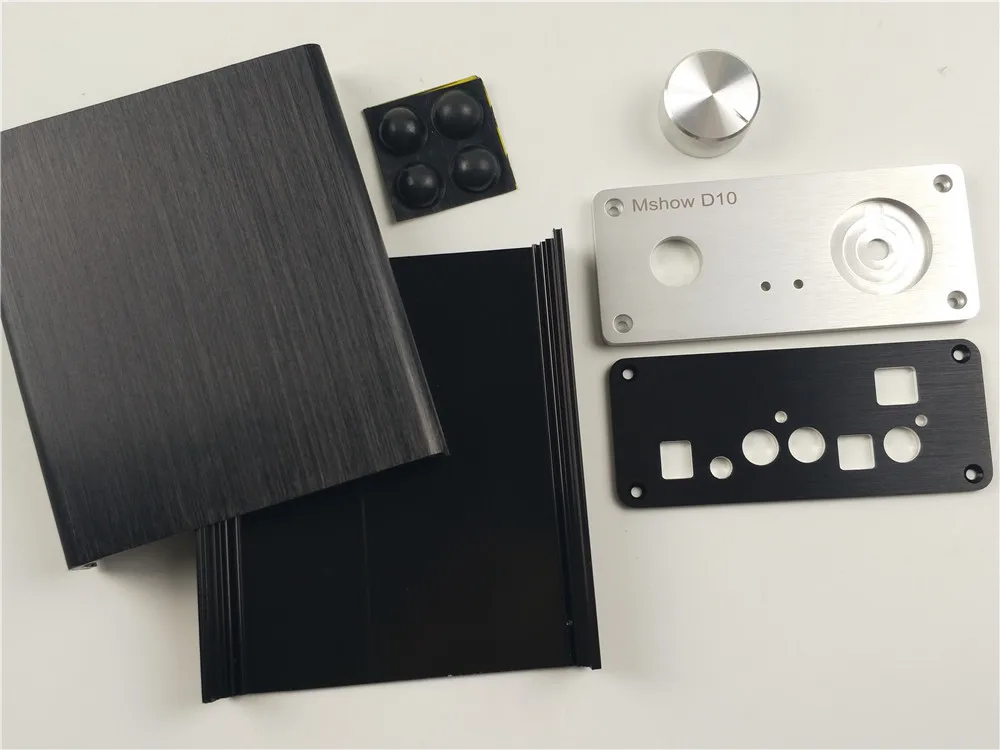 Алюминиевый Чехол шасси для ES9038Q2M DAC box V1.07 HIFI аудио DSD, чехол для es9038 MINI DIY
