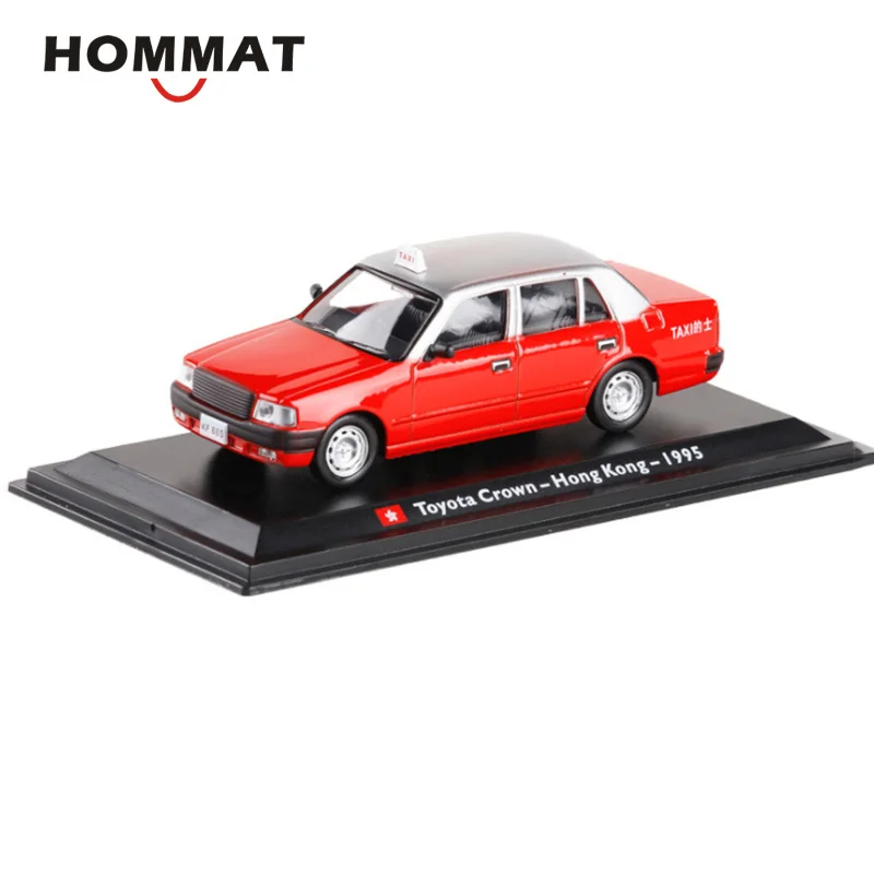 HOMMAT имитация 1:43 Toyota Crown Гонконг 1995 такси сплав литая модель игрушечного