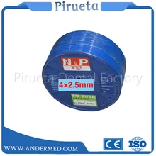 10 метров Стоматологическая водопроводная труба воздушная труба PU трубка стоматологический стул трубка запасные части материалы стоматологические стул интегрированный 4 размера