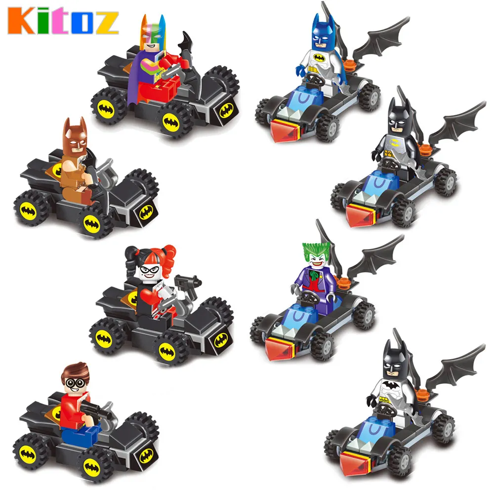 Kitoz игрушка фигурка Бэтмен Броня Радуга синий белый Робин Джокер Харли Куинн